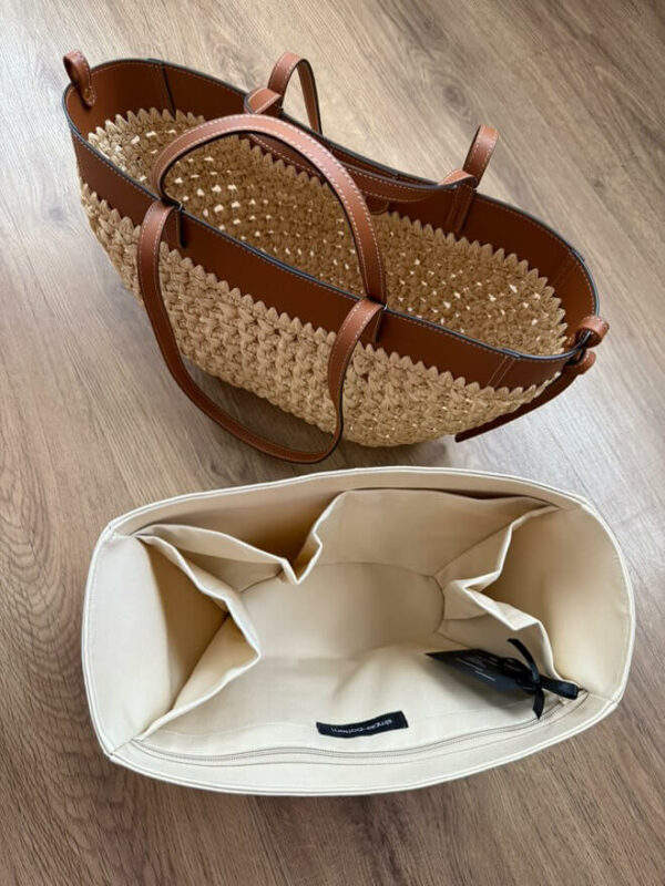 Organizer do torebki Cyme raffia bag - polski organizer